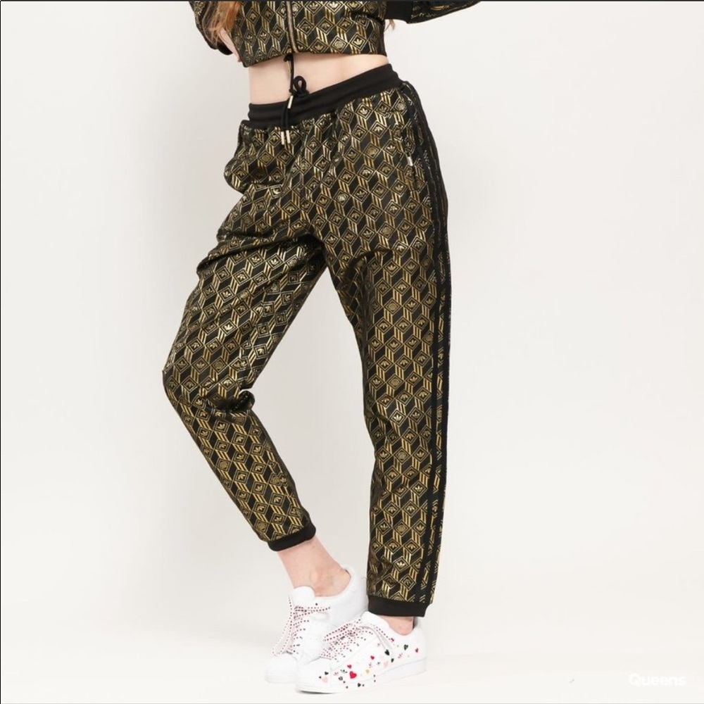 Adidas | Premium SST Track Pants Black Gold